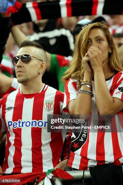 Athletic Bilbao fans in the stands