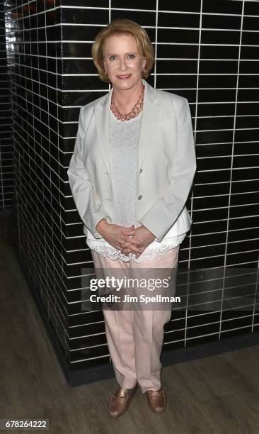 Actress Eve Plumb attends the screening after party for Marvel Studios' "Guardians Of The Galaxy Vol. 2" hosted by The Cinema Society at The Skylark...