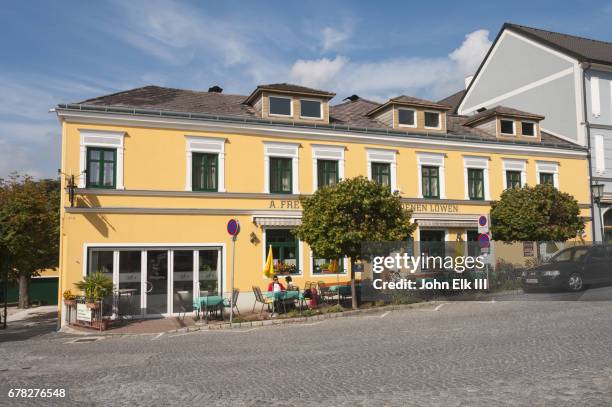 traditional houses in maria taferl, austria - maria taferl stock pictures, royalty-free photos & images