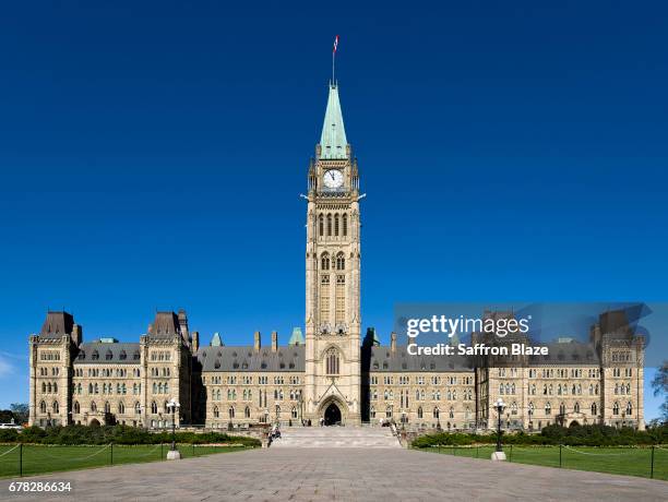 parliament hill, ottawa - parliament hill ottawa - fotografias e filmes do acervo