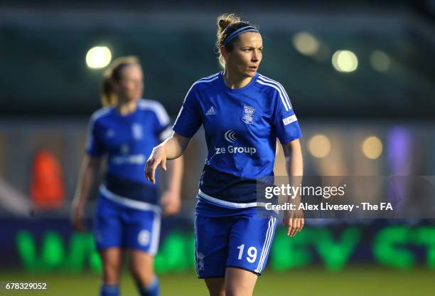 Emily Westwood of Birmingham City Ladies during the WSL 1 match between Manchester City Women and Birmingham City Ladies at City Academy on May 3,...
