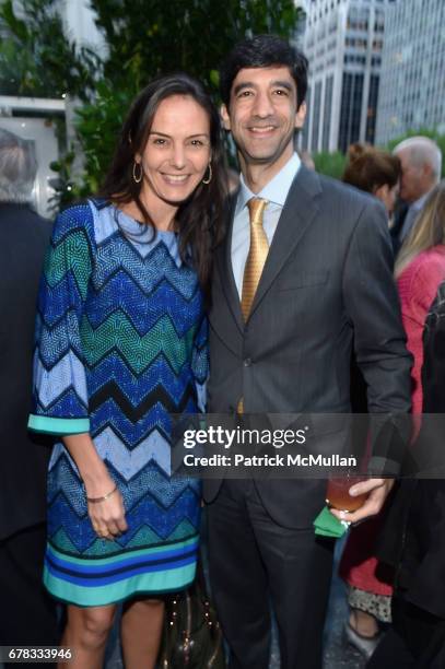 Katie Leonberger and Marc Khouzami attend the Studio in a School 40th Anniversary Gala at Seagram Building Plaza on May 3, 2017 in New York City.