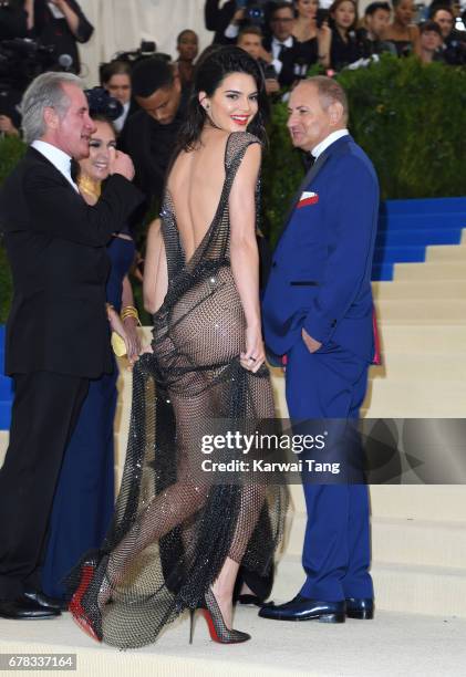 Kendall Jenner attends the "Rei Kawakubo/Comme des Garcons: Art Of The In-Between" Costume Institute Gala at the Metropolitan Museum of Art on May 1,...