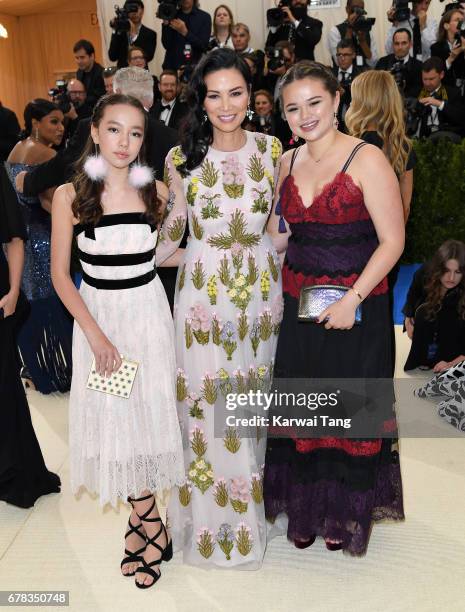 Chloe Murdoch Wendi Deng Murdoch and Grace Murdoch attend the "Rei Kawakubo/Comme des Garcons: Art Of The In-Between" Costume Institute Gala at the...