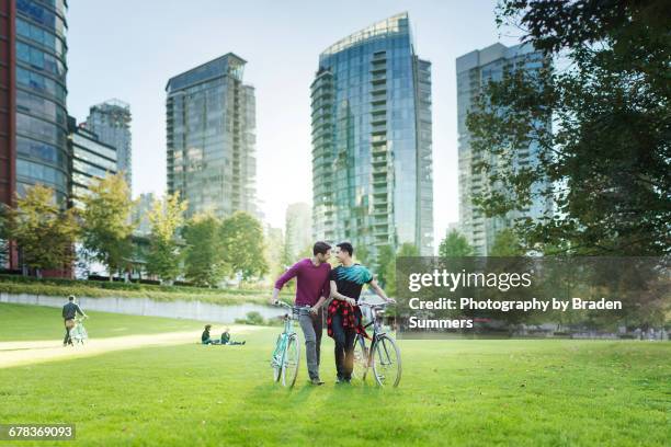 Gay bicyclists in Vancouver