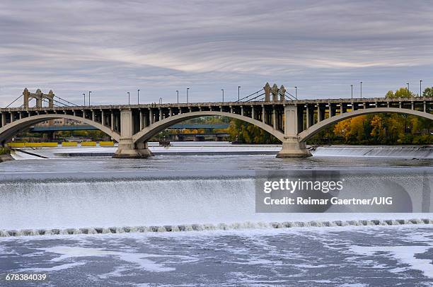 mississippi bridges - third avenue bridge stock pictures, royalty-free photos & images