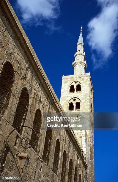 umayyad mosque, damascus, syria - umayyad mosque stock pictures, royalty-free photos & images