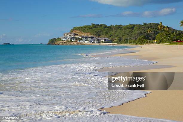 darkwood beach, st. johns, antigua, leeward islands, west indies, caribbean, central america  - darkwood beach foto e immagini stock