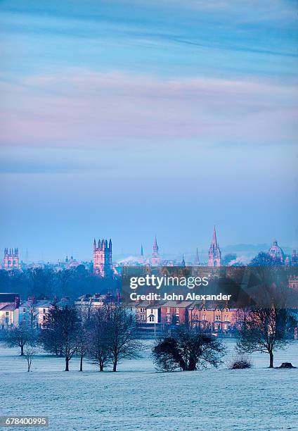 oxford from south park, oxford, oxfordshire, england, united kingdom, europe - oxford united 個照片及圖片檔