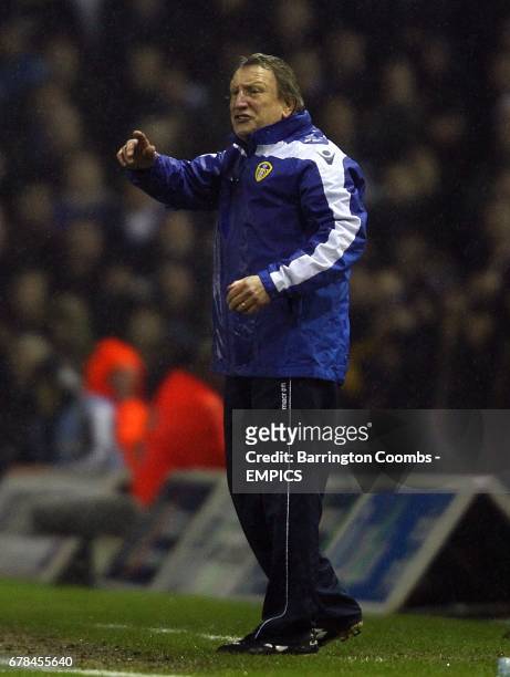 Leeds United's manager Neil Warnock