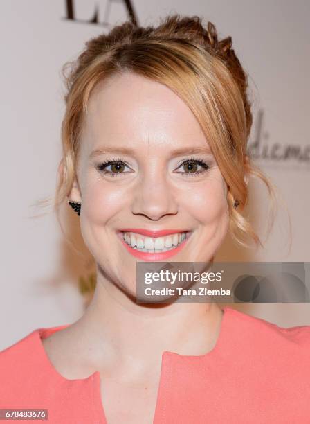 Actress Nina Rausch attends the premiere party for Circle 8 Production's 'This Is LA' at Yamashiro Hollywood on May 3, 2017 in Los Angeles,...