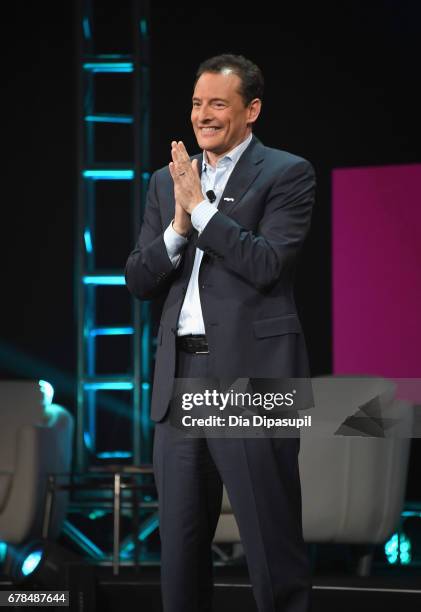 Time Inc. President and CEO Rich Battista speaks onstage during Time Inc. NewFront 2017 at Hammerstein Ballroom on May 4, 2017 in New York City.