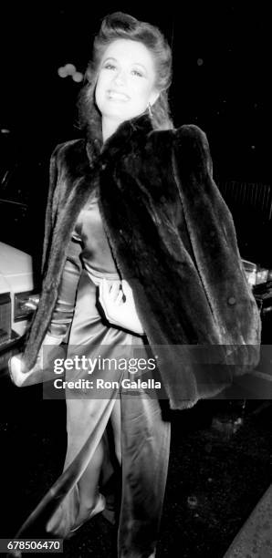 Ana Alicia attends Starlight Foundation Benefit Gala on February 14, 1986 at the Century Plaza Hotel in Century City, California.