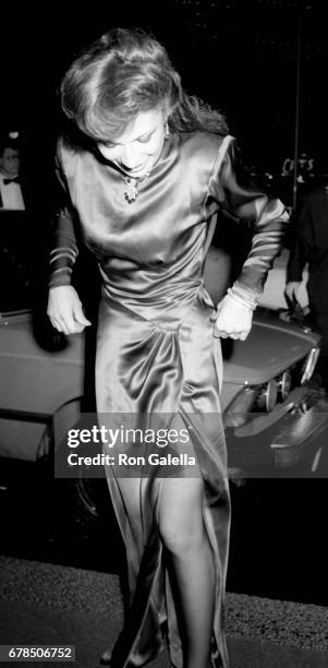 Ana Alicia attends Starlight Foundation Benefit Gala on February 14, 1986 at the Century Plaza Hotel in Century City, California.