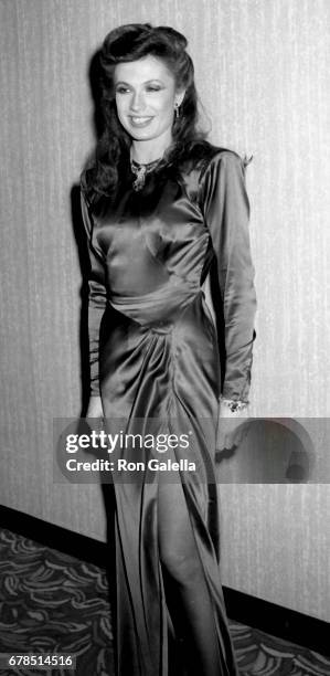 Ana Alicia attends Starlight Foundation Benefit Gala on February 14, 1986 at the Century Plaza Hotel in Century City, California.