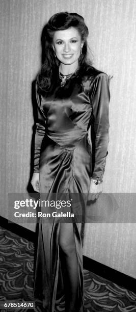 Ana Alicia attends Starlight Foundation Benefit Gala on February 14, 1986 at the Century Plaza Hotel in Century City, California.