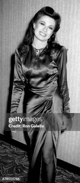 Ana Alicia attends Starlight Foundation Benefit Gala on February 14, 1986 at the Century Plaza Hotel in Century City, California.