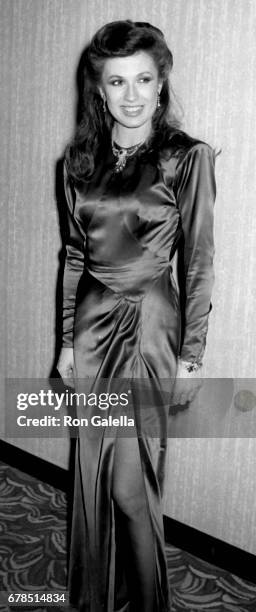 Ana Alicia attends Starlight Foundation Benefit Gala on February 14, 1986 at the Century Plaza Hotel in Century City, California.