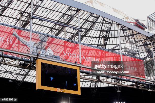 Illustration Amsterdam Arena during the Uefa Europa League, semi final first leg match, between Ajax Amsterdam and Olympique Lyonnais at Amsterdam...