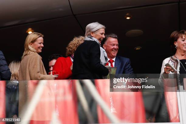 Louis Van Gaal during the Uefa Europa League, semi final first leg match, between Ajax Amsterdam and Olympique Lyonnais at Amsterdam Arena on May 3,...