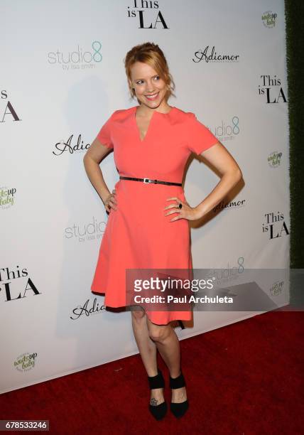 Actress Nina Rausch attends the premiere party for "This Is LA" at Yamashiro Hollywood on May 3, 2017 in Los Angeles, California.