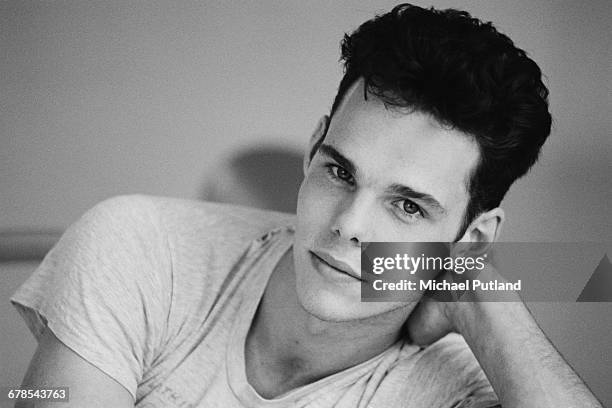 American actor Kevin Dillon, London, April 1989.