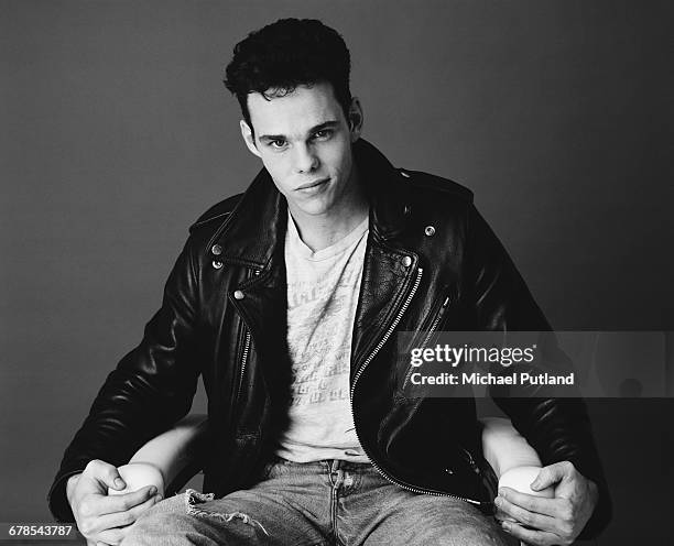 American actor Kevin Dillon, London, April 1989.