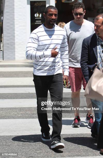 Football player Andre Johnson is seen on May 3, 2017 in Los Angeles, California.