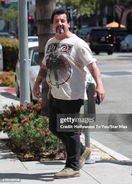 Chuck Zito is seen on May 3, 2017 in Los Angeles, California.