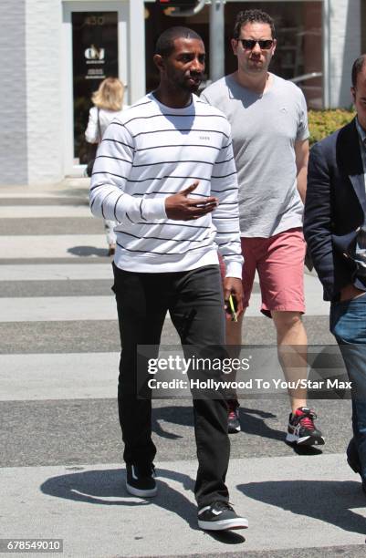 Football player Andre Johnson is seen on May 3, 2017 in Los Angeles, California.