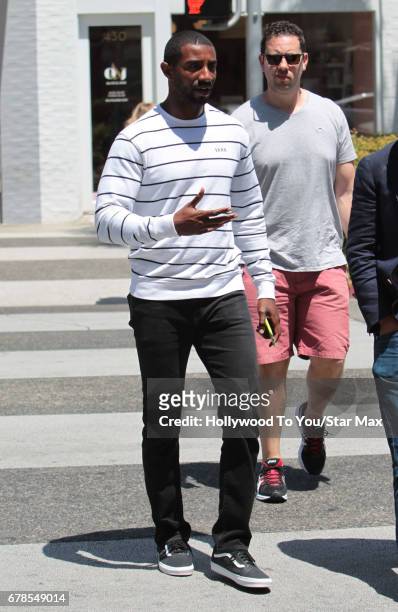 Football player Andre Johnson is seen on May 3, 2017 in Los Angeles, California.