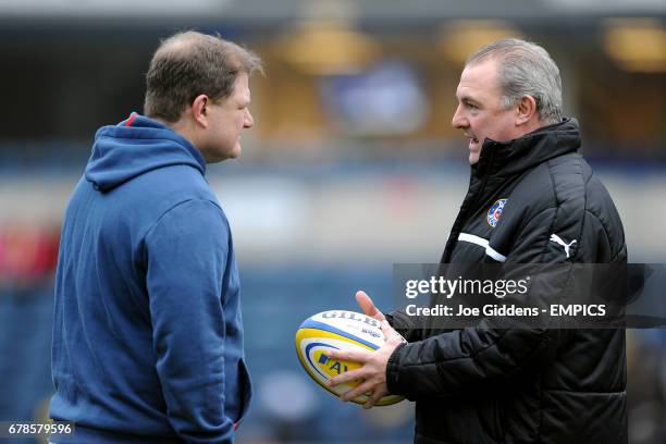 Gary Gold, Bath Rugby Head Coach and forwards coach Neal Hatley