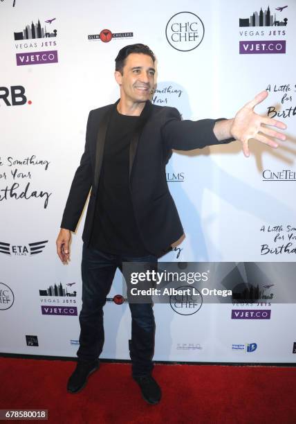 Actor Gilles Marini arrives for the Premiere Of Penny Black Promotions' "A Little Something For Your Birthday" held at Pacific Design Center on May...