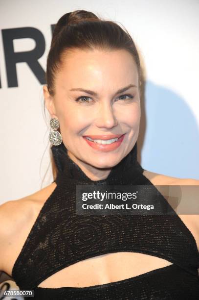 Actress Jon Mack arrives for the Premiere Of Penny Black Promotions' "A Little Something For Your Birthday" held at Pacific Design Center on May 3,...