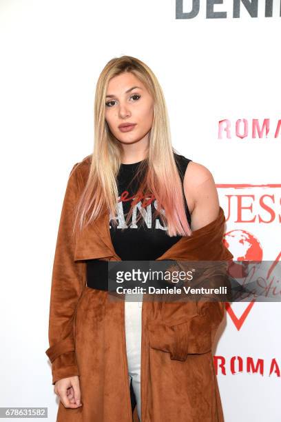 Cristina Musacchio attends the Guess Foundation Denim Day 2017 at Palazzo Barberini on May 4, 2017 in Rome, Italy.