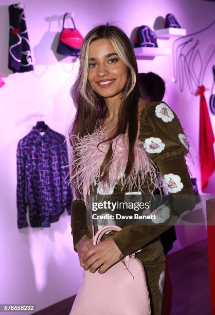 Mimi Wade attends the Lulu Guinness AW17 launch celebration at The London EDITION on May 4, 2017 in London, England.