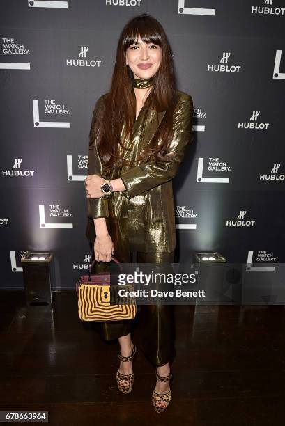 Zara Martin attends The Watch Gallery and Hublot launch, introducing the Limited Edition Classic Fusion Aerofusion Chronograph at Aqua Kyoto on May...