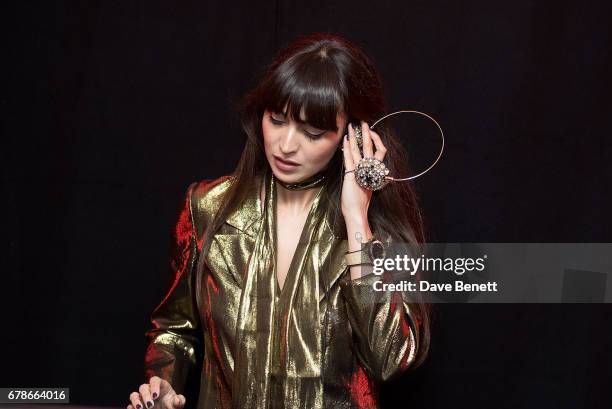 Zara Martin attends The Watch Gallery and Hublot launch, introducing the Limited Edition Classic Fusion Aerofusion Chronograph at Aqua Kyoto on May...