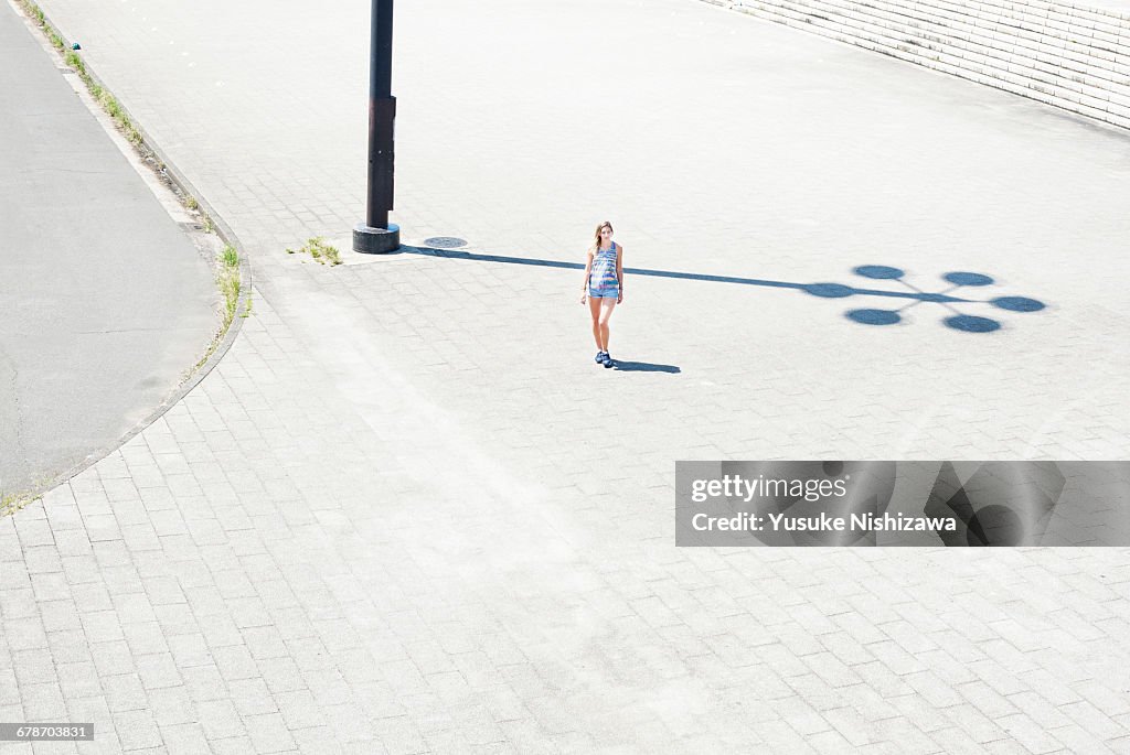 The woman who walks the park