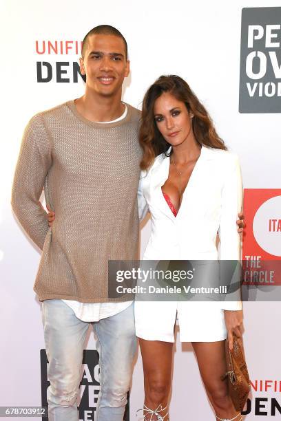 Guests attend the Guess Foundation Denim Day 2017 at Palazzo Barberini on May 4, 2017 in Rome, Italy.