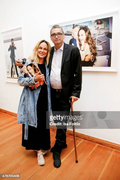 German actress Sonja Kirchberger and photographer Kevin Lynch during the 'Foto.Kunst.Boulevard' exhhibition opening at Martin-Gropius-Bau on May 4,...