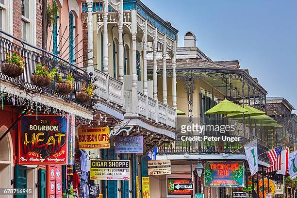balcony on buildings and houses,french quarter - new orleans stock pictures, royalty-free photos & images