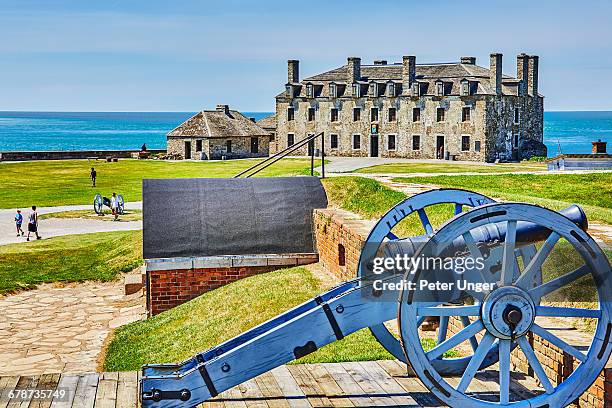 grounds of old fort niagara,usa - niagara falls city new york state stock pictures, royalty-free photos & images