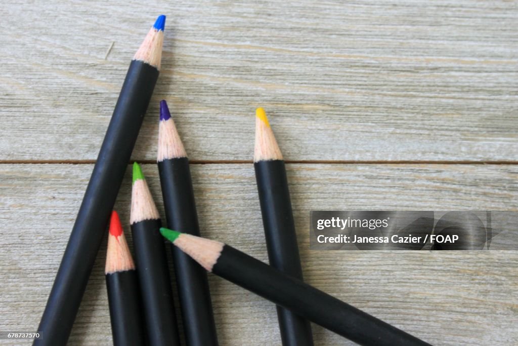 Colored pencils