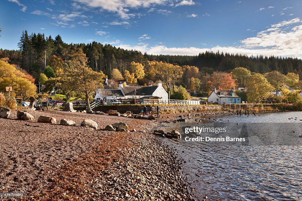 Autumn on Loch Ness, Dores
