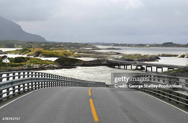 coastal hwy from bud to alesund - aalesund stock pictures, royalty-free photos & images