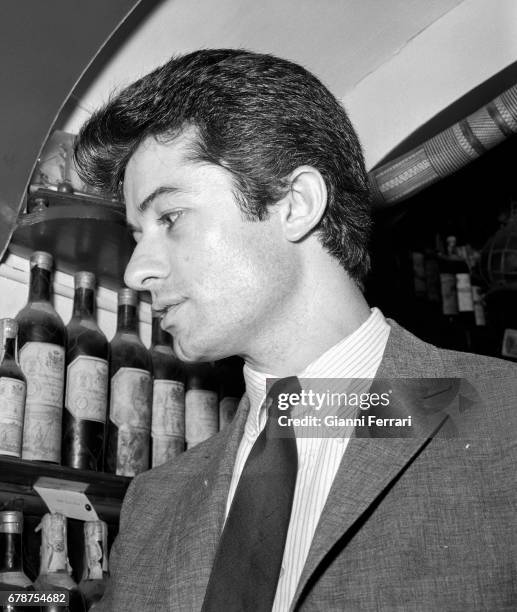 Portrait of the American actor George Chakiris Madrid, Spain. .