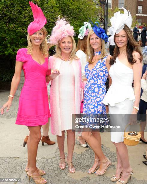 Stephanie Hessler, Catherine Carey, Marianna Olszewski and Paige Boller attend the 35th Annual Frederick Law Olmsted Awards Luncheon at the...