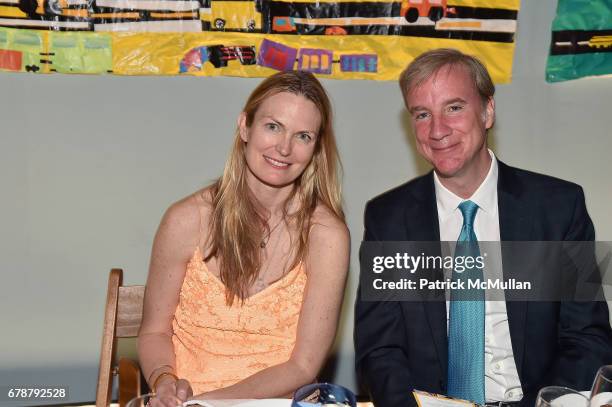 Amanda Benchley and James Bassett attend the Studio in a School 40th Anniversary Gala at Seagram Building Plaza on May 3, 2017 in New York City.