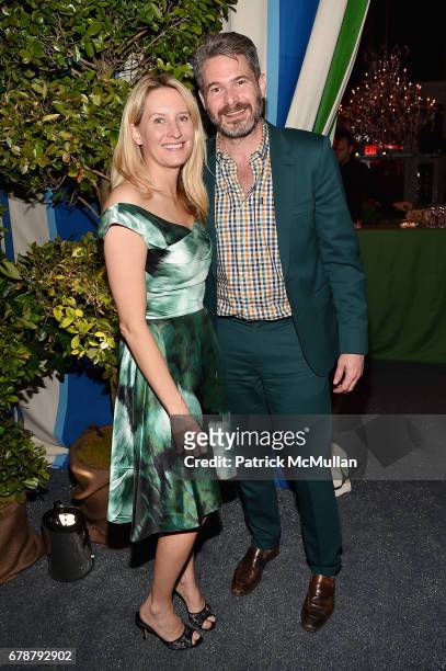 Celerie Kemble and Bronson van Wyck attend the Studio in a School 40th Anniversary Gala at Seagram Building Plaza on May 3, 2017 in New York City.